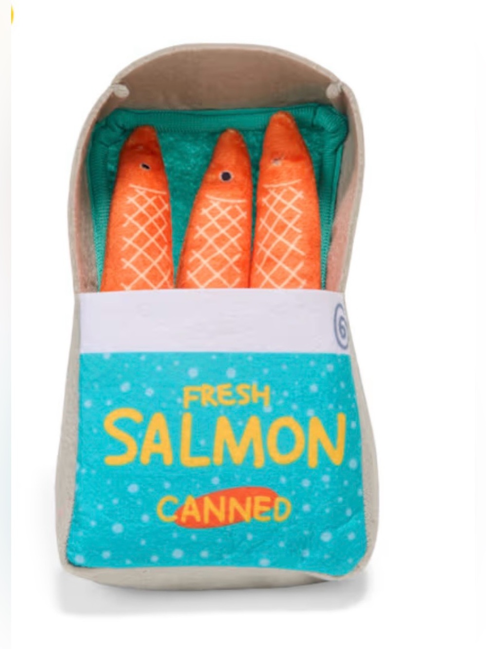 NWOT PETCO SALMON PLUSH CAT TOY